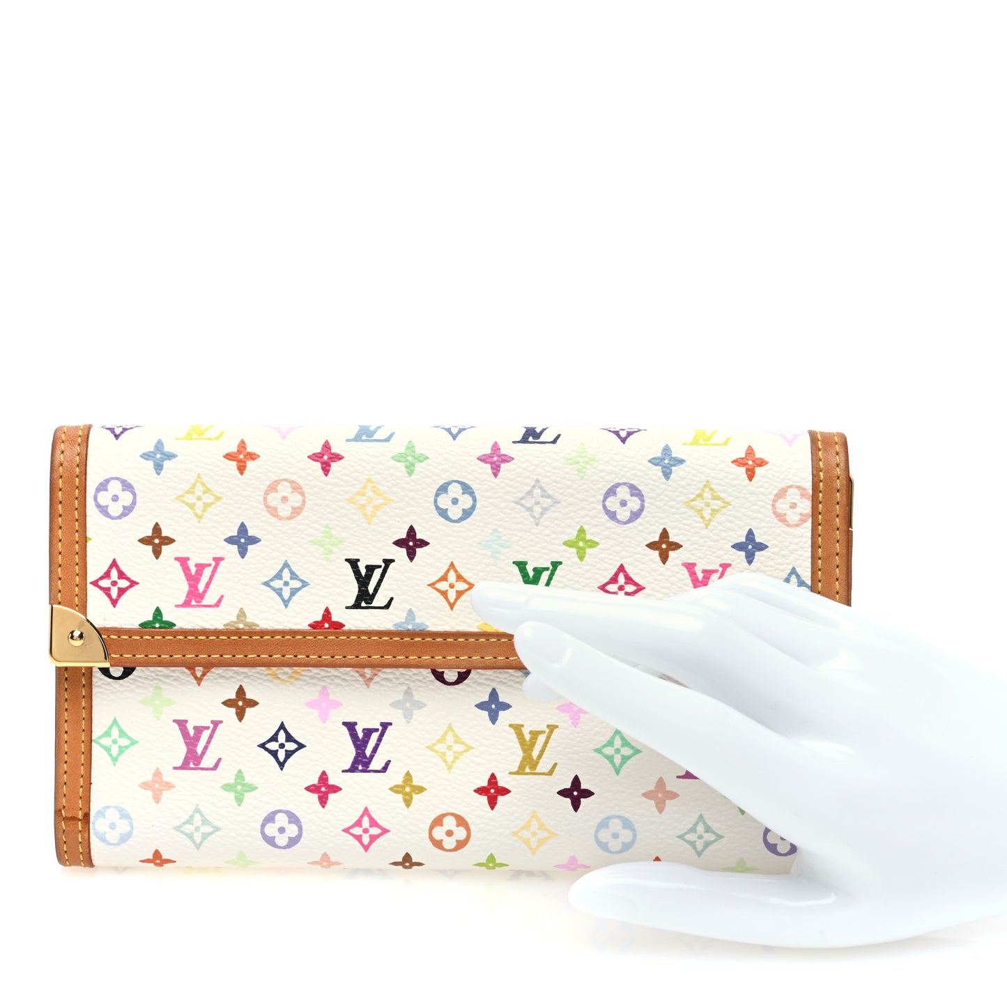 Monogram Multicolor Porte Tresor International Wallet White