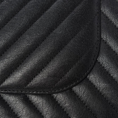 Chanel Sheepskin Chevron Quilted 2.55 Reissue 227 Flap So Black 11 of 20
