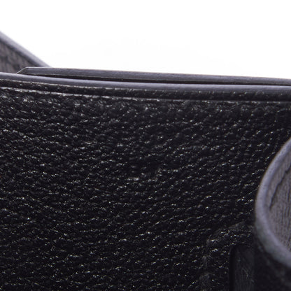 Hermes Epsom Kelly Depeches 25 Pouch Black 10 of 11