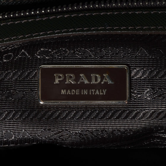 Prada Saffiano Travel Bag Militare 6 of 10