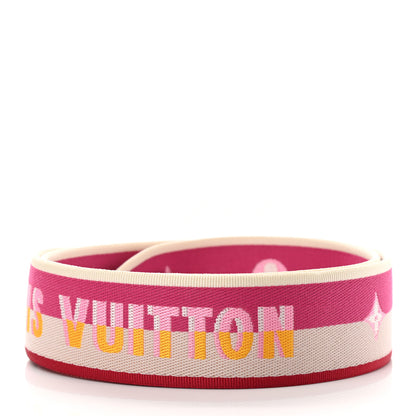 Louis Vuitton Jacquard Speedy Bandouliere 20 Shoulder Strap Fuchsia 2 of 3