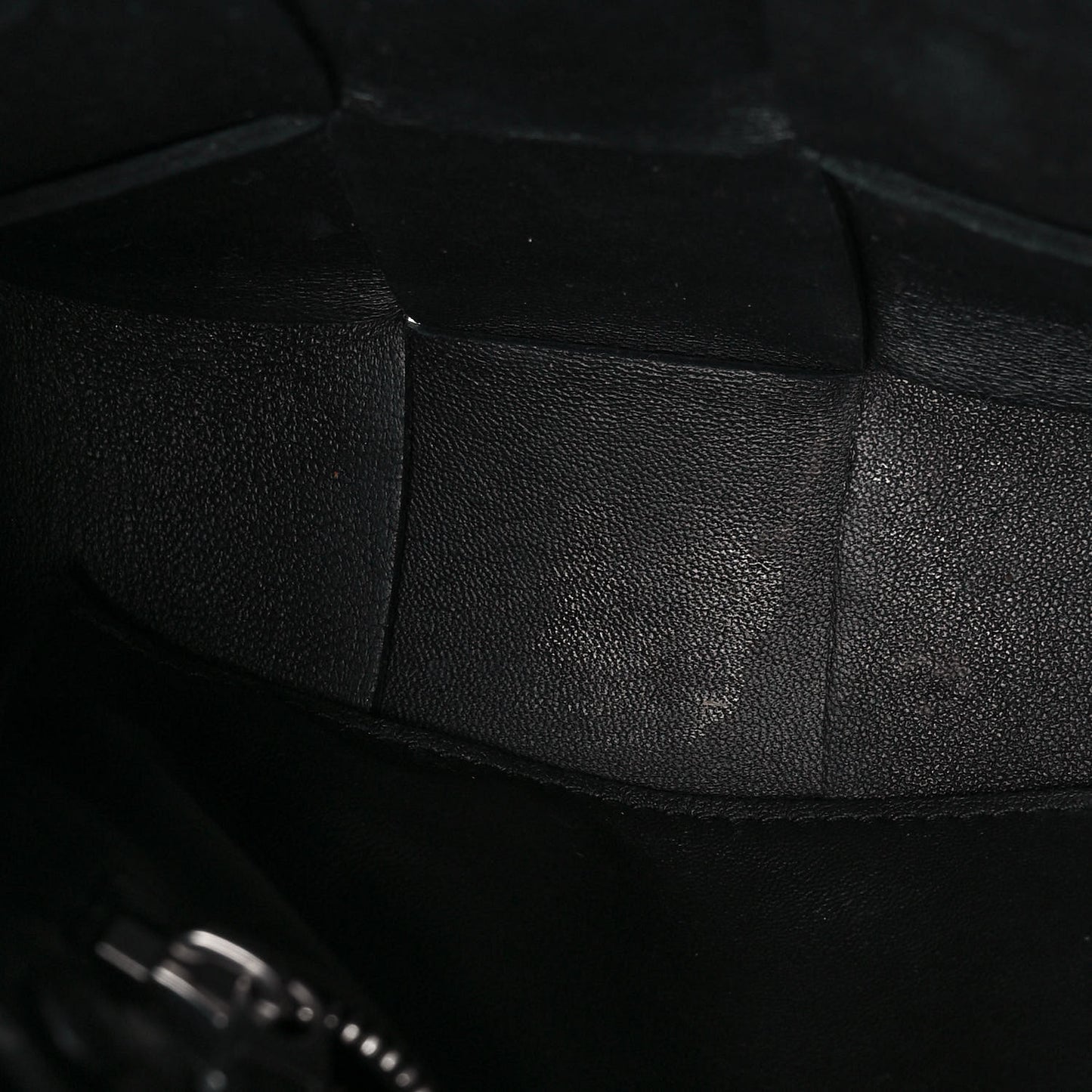 Lambskin Maxi Intrecciato Cassette Crossbody Bag Black
