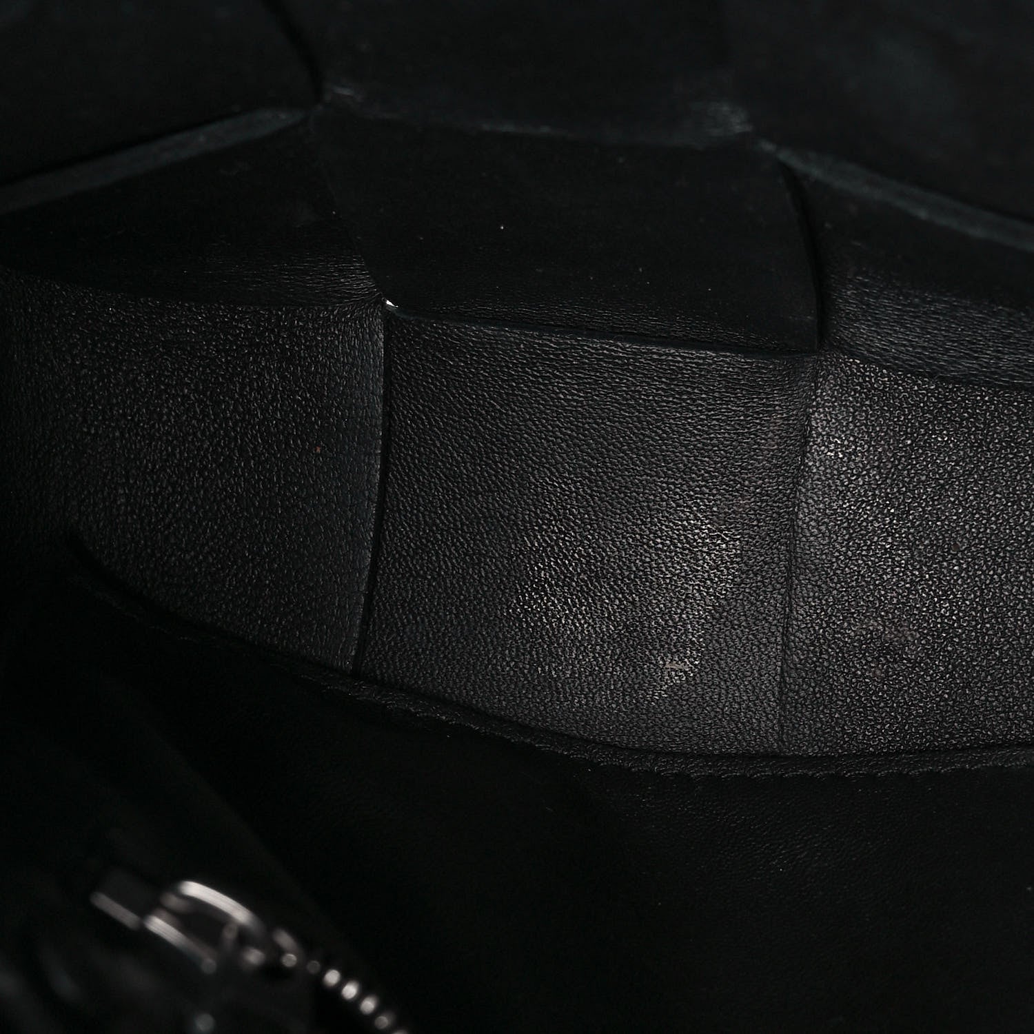 Bottega Veneta Lambskin Maxi Intrecciato Cassette Crossbody Bag Black 10 of 11