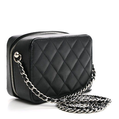 Chanel Caviar Quilted Camera Bag Black 2 of 9