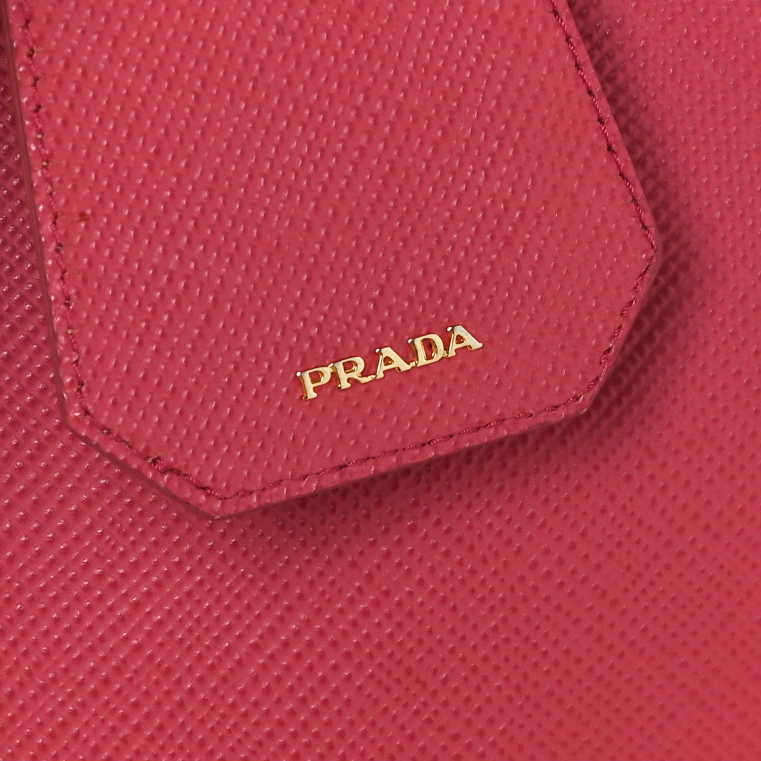 Prada Saffiano Cuir Medium Double Bag Tamaris Pesca 8 of 14