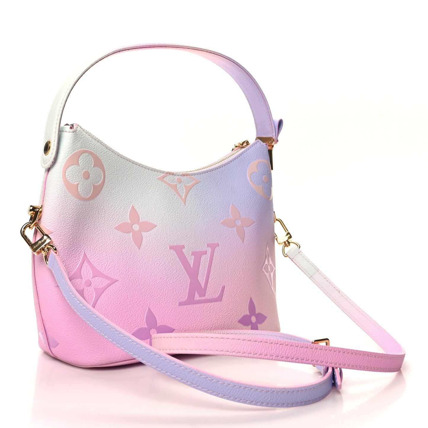 Monogram Giant Spring In The City Marshmallow Hobo PM Sunrise Pastel