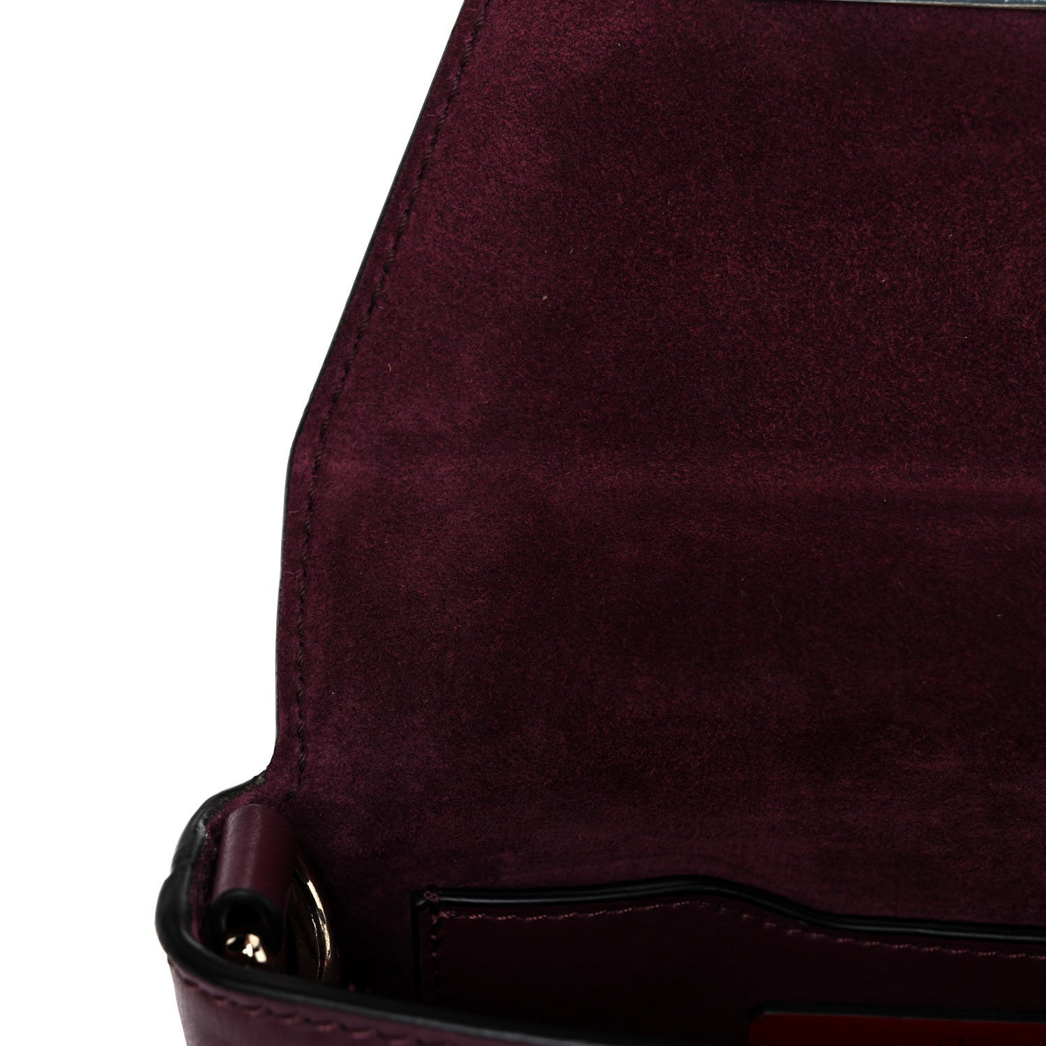 Valentino Garavani Vitello Small Rockstud Demilune Shoulder Bag Vinaccia 12 of 15