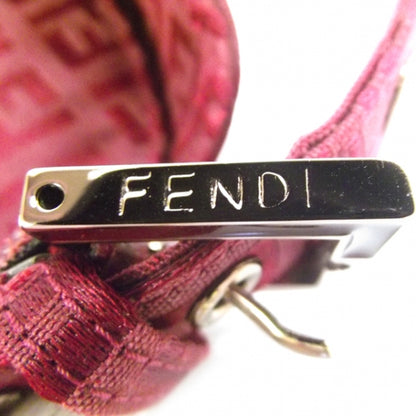 Fendi Zucchino Baguette Burgundy 9 of 12