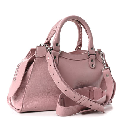 Balenciaga Grained Calfskin Neo Classic Silver Hardware S City Powder Pink 3 of 10