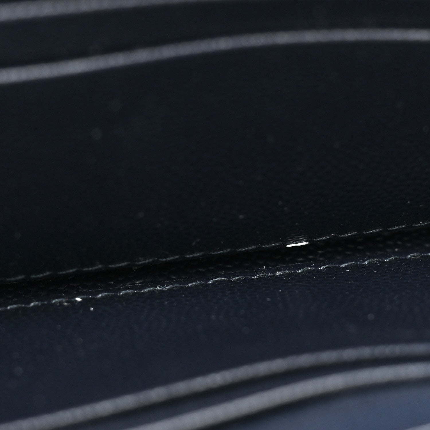 Saint Laurent Grain De Poudre Matelasse Chevron Monogram Small Zip Around Wallet Deep Marine 11 of 11