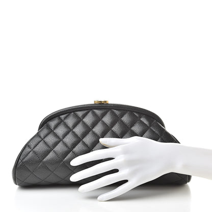 Chanel Caviar Quilted Timeless Clutch Black 2 of 8