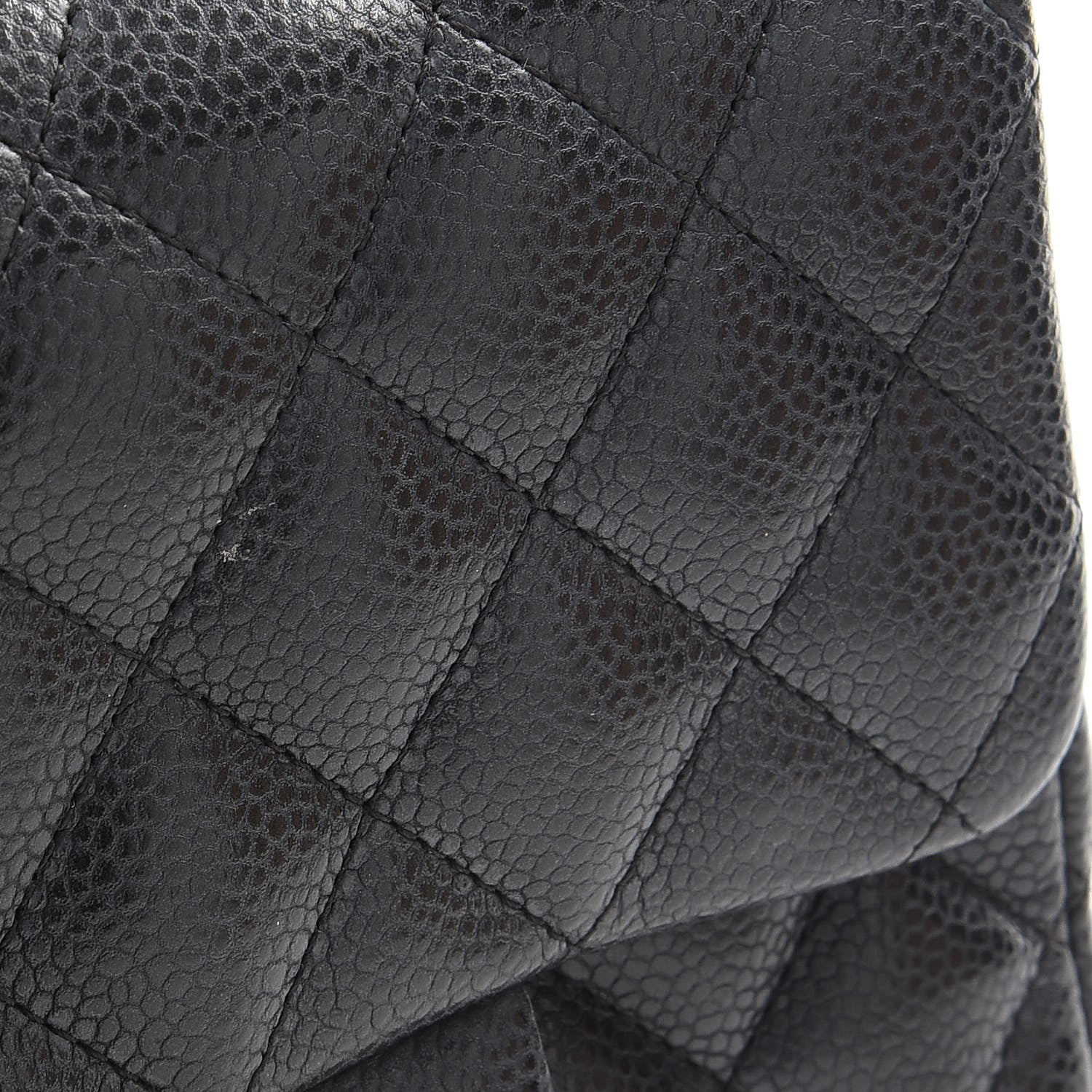 Chanel Caviar Quilted Mini Square Flap Dark Grey 8 of 9