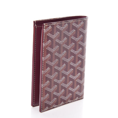 Goyard Chevron Bifold Wallet Burgundy 3 of 6