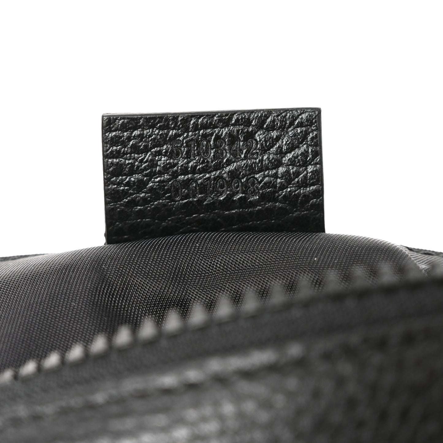 Nylon Monogram Dollar Calfskin Flat Messenger Bag Black