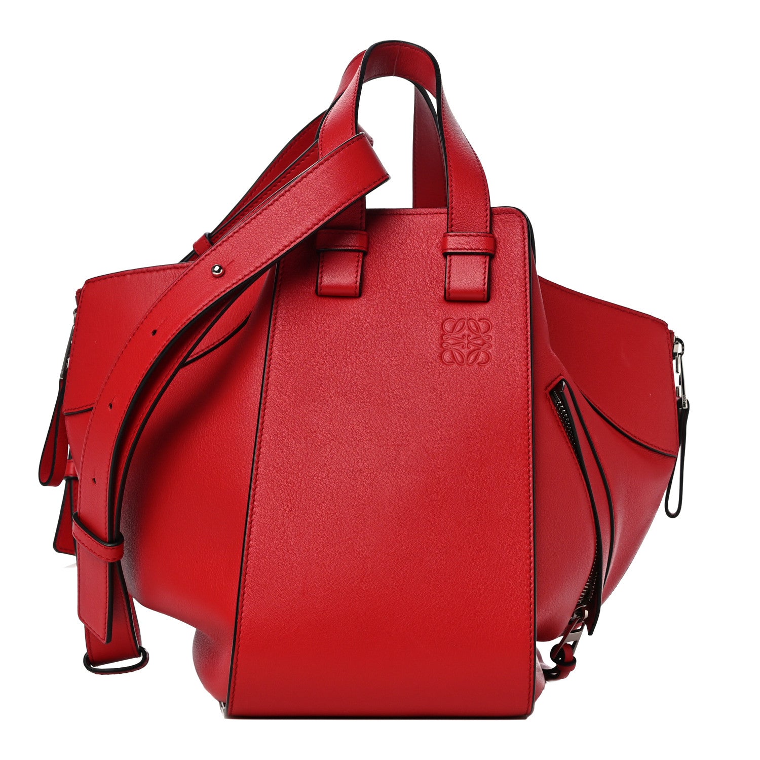 Loewe Calfskin Small Hammock Shoulder Bag Red 1 of 12