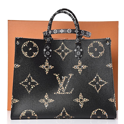 Louis Vuitton Monogram Giant Jungle Onthego GM Black 12 of 12