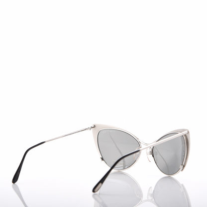 Tom Ford Nastasya Cat Eye Sunglasses TF304 Silver 4 of 8