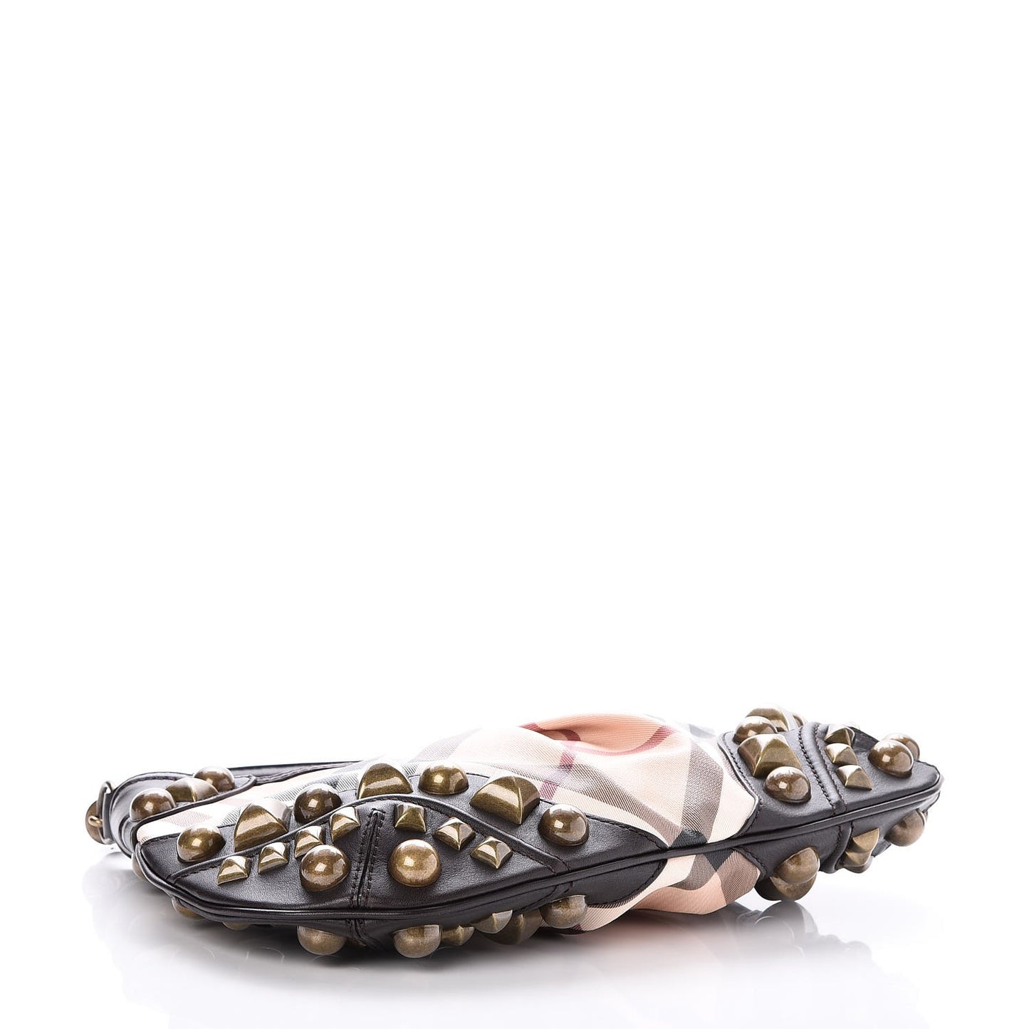 Nova Check Alverton Studded Hobo Chocolate