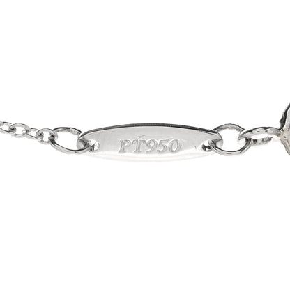 Tiffany Platinum Diamond .17ct Elsa Peretti Diamonds By The Yard Pendant Necklace 6 of 7