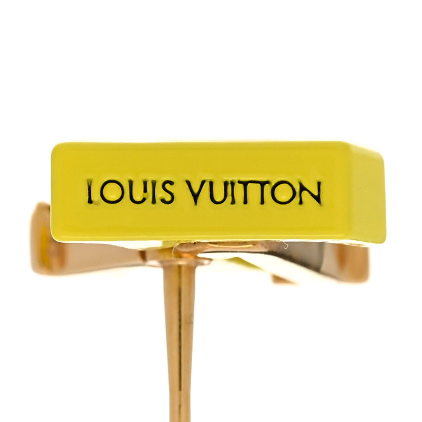 Crystal LV Iconic Sweety Earrings Yellow