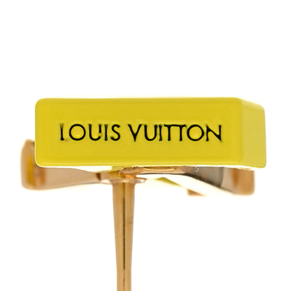 Louis Vuitton Crystal LV Iconic Sweety Earrings Yellow 4 of 5