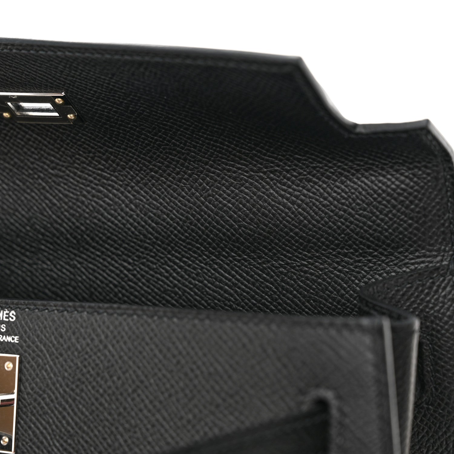 Hermes Epsom Kelly Sellier 25 Black 10 of 13