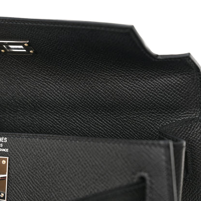 Hermes Epsom Kelly Sellier 25 Black 10 of 13