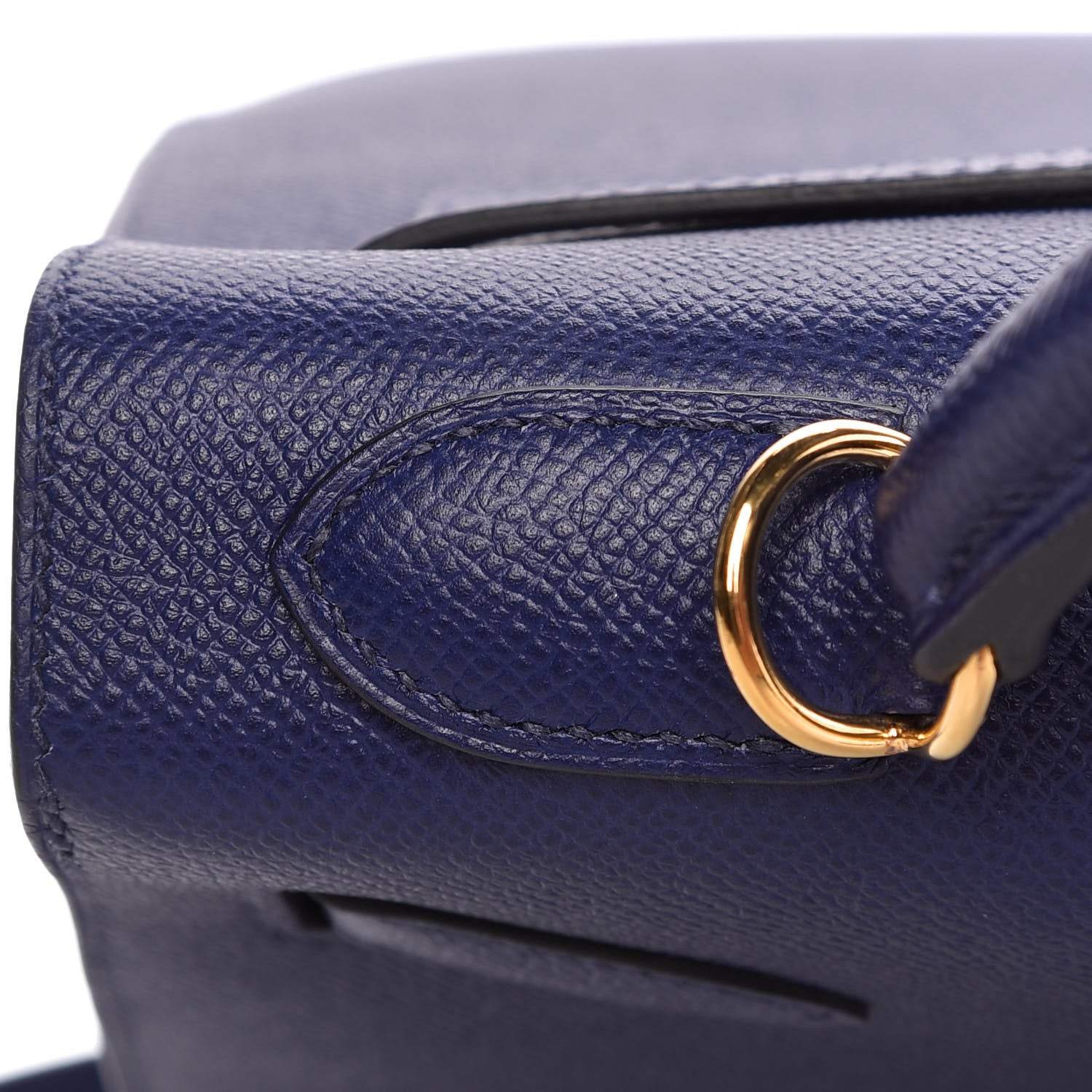 Hermes Epsom Kelly Sellier 32 Bleu Encre 10 of 36