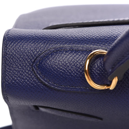 Hermes Epsom Kelly Sellier 32 Bleu Encre 10 of 36