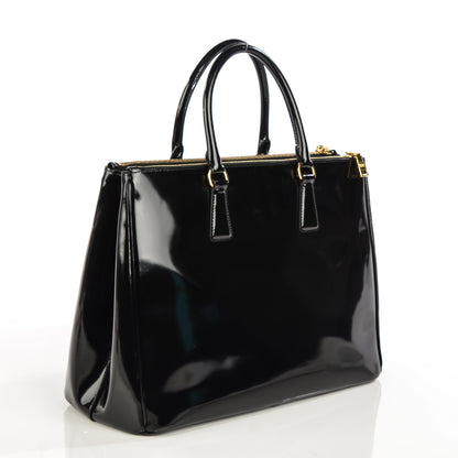 Prada Spazzolato Large Double Zip Tote Black 4 of 20