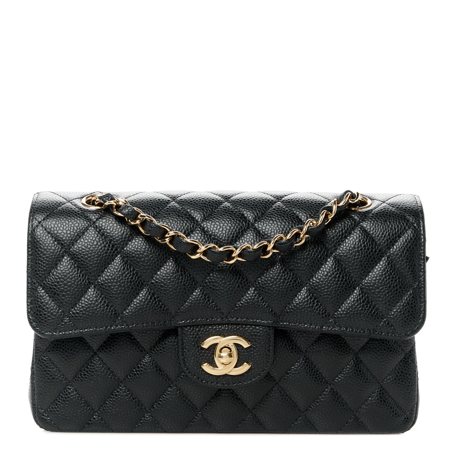 Chanel Caviar Quilted Small Double Flap Black 1 of 13