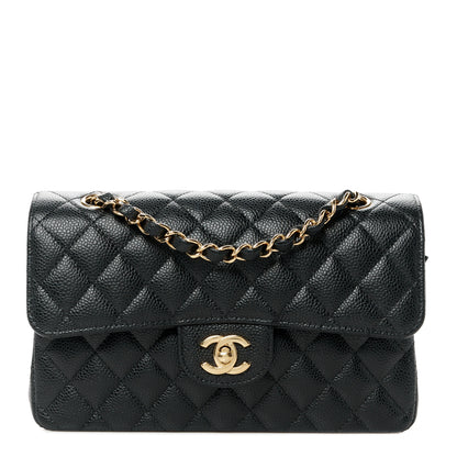 Chanel Caviar Quilted Small Double Flap Black 1 of 13