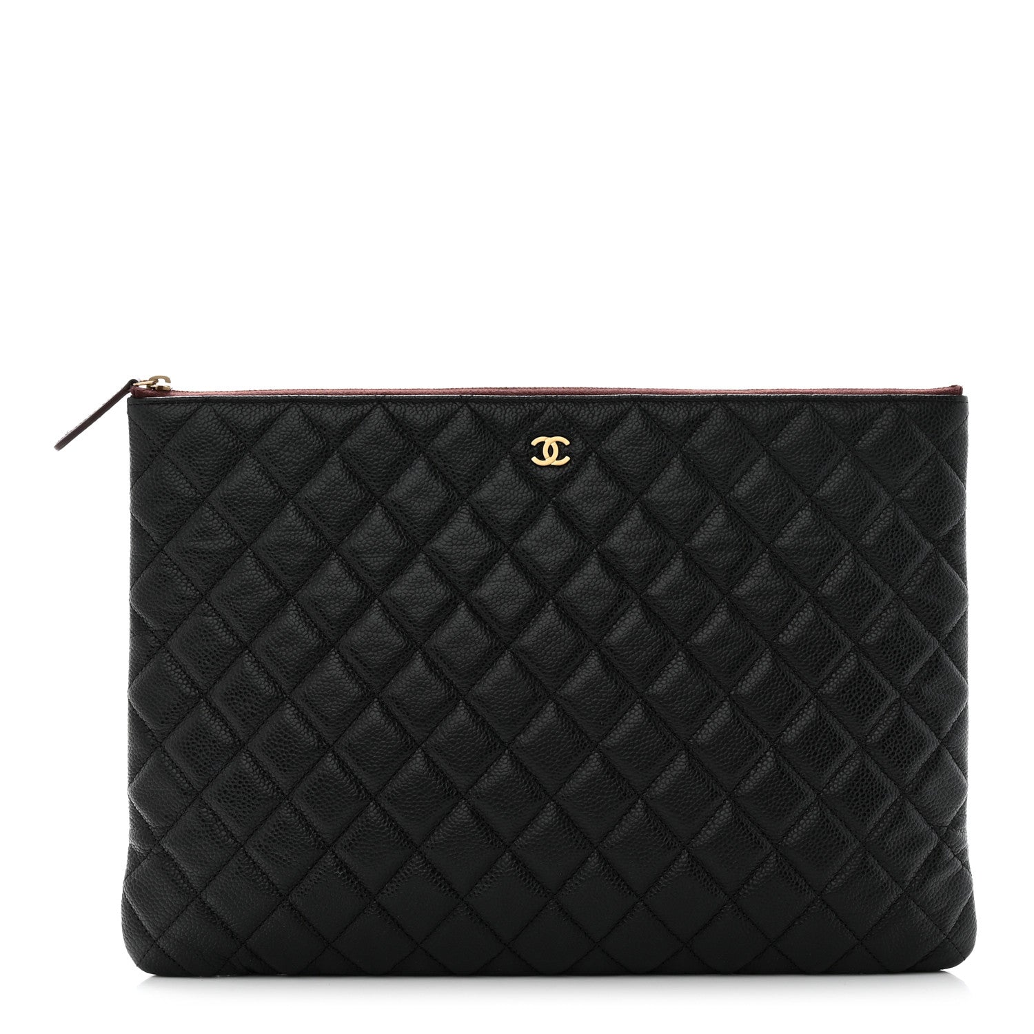 Chanel Caviar Quilted Large Cosmetic Case Black 1 of 7