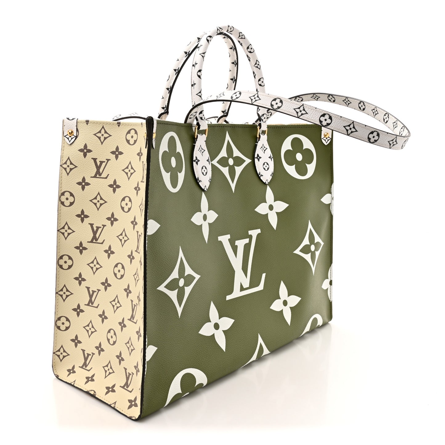 Monogram Giant Onthego GM Kaki Beige