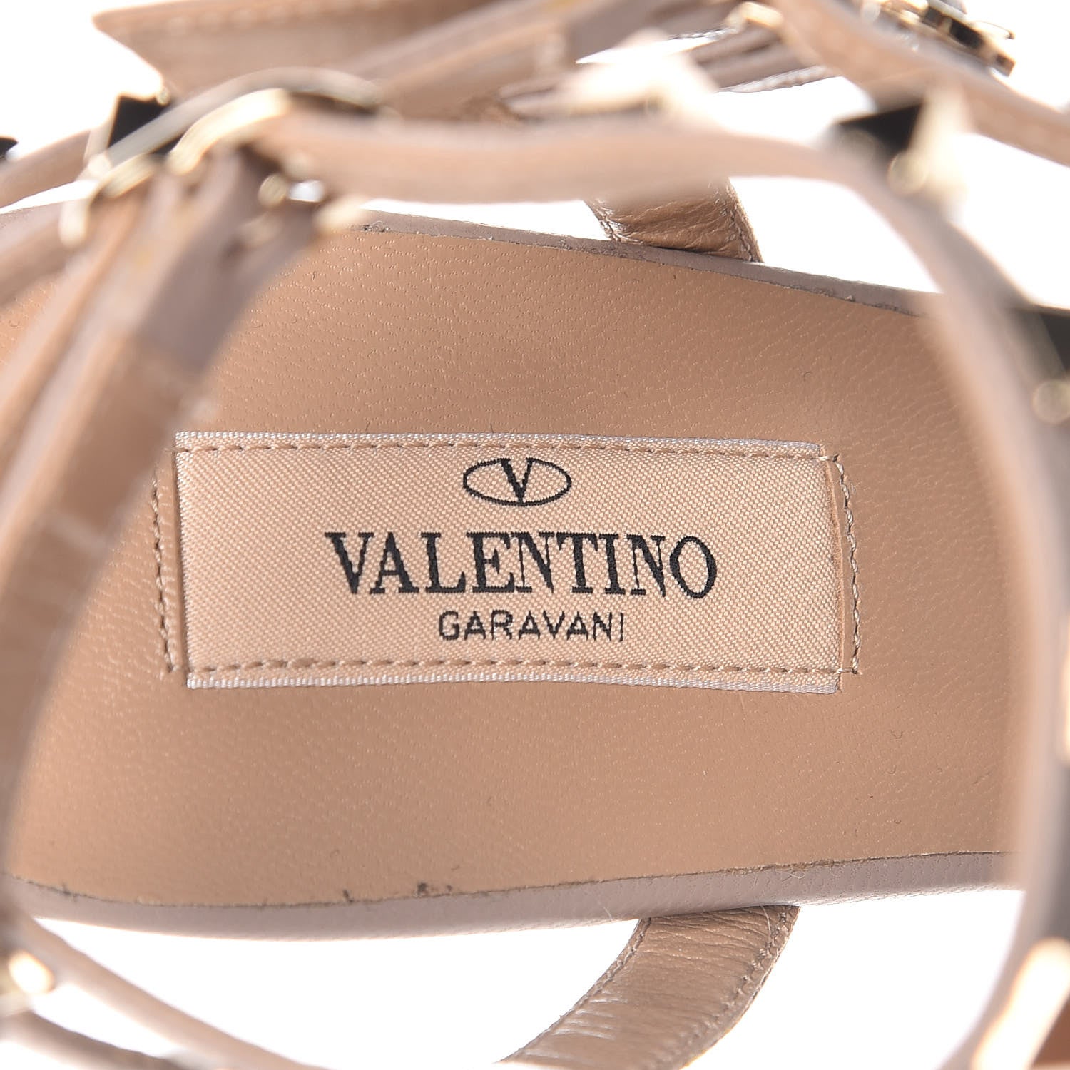 Valentino Garavani Calfskin Nappa Rockstud Ankle Strap 65mm Pumps 40 Black Poudre 7 of 8