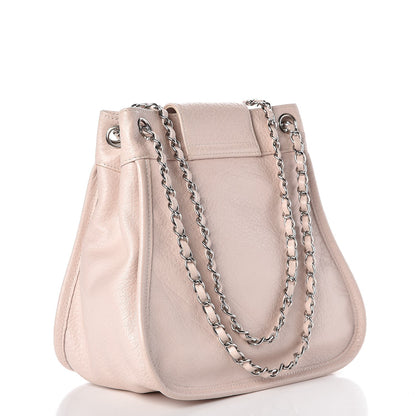 Chanel Grained Calfskin Mademoiselle Accordion Flap Light Pink 3 of 7