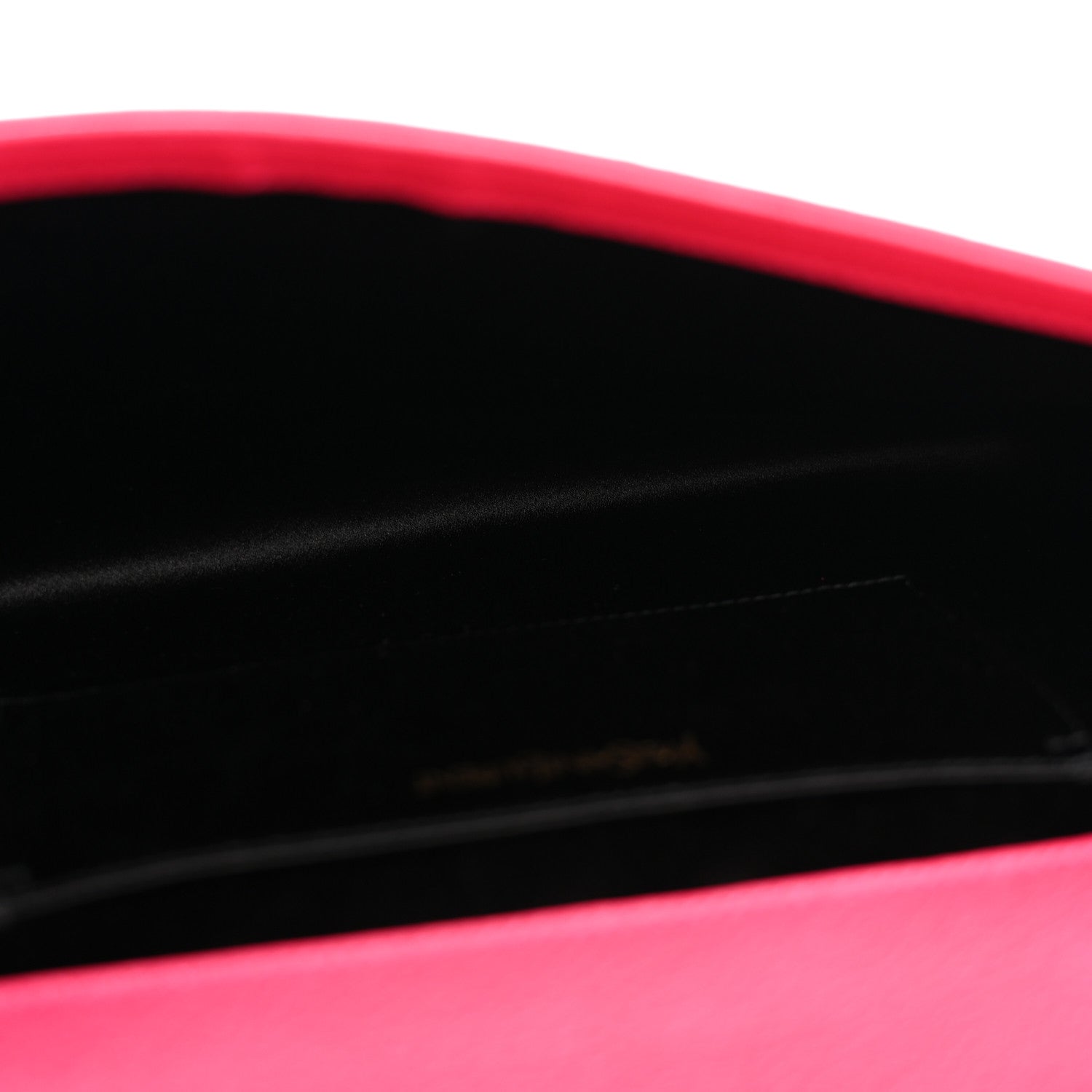 Saint Laurent Calfskin Monogram Large Belle De Jour Clutch Lipstick Fuchsia 5 of 12