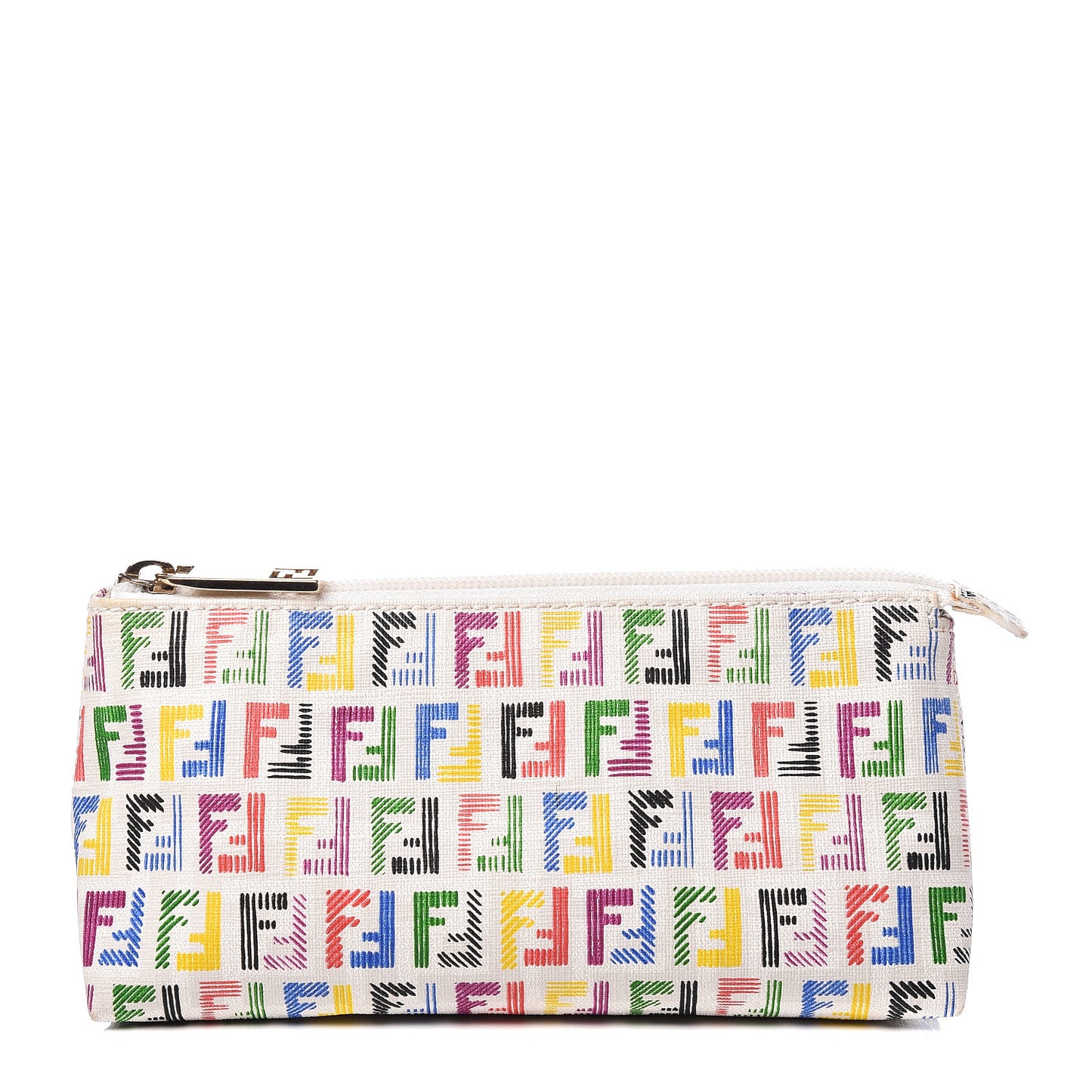 Zucchino Spalmati FF Multicolor Cosmetic Pouch White Multicolor