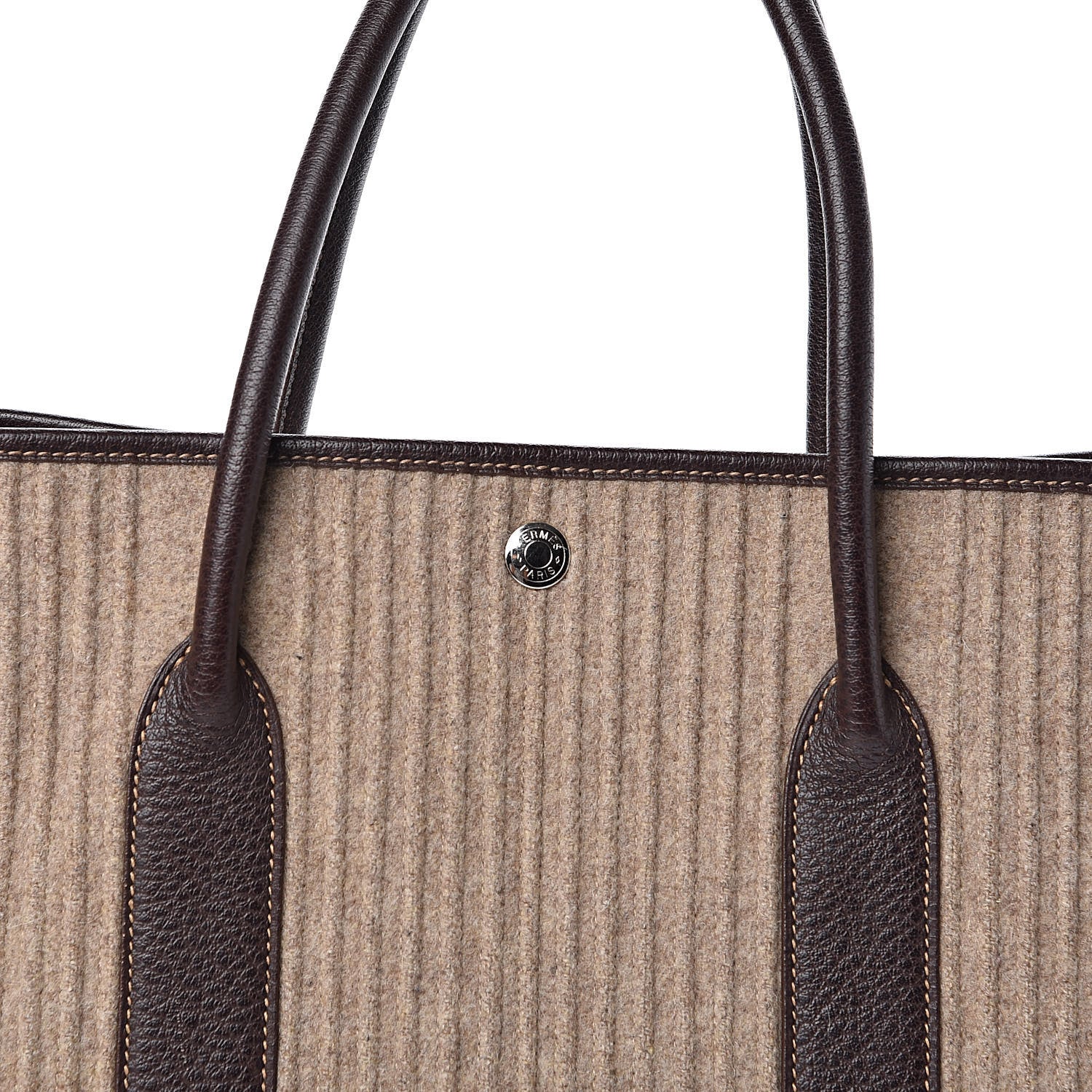 Hermes Ribbed Wool Negonda Garden Party MM 36 13 of 13