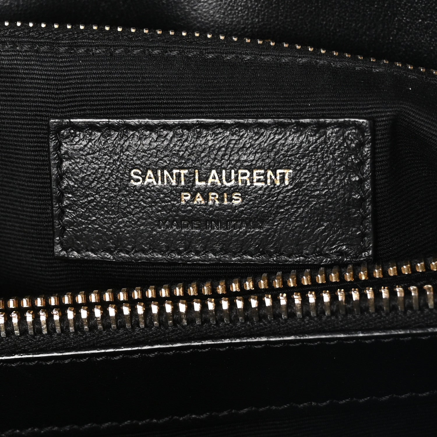 Saint Laurent Calfskin Y Quilted Monogram Medium Loulou Chain Satchel Black 6 of 12