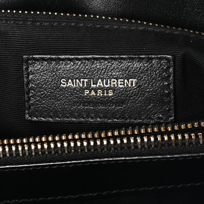Saint Laurent Calfskin Y Quilted Monogram Medium Loulou Chain Satchel Black 6 of 12