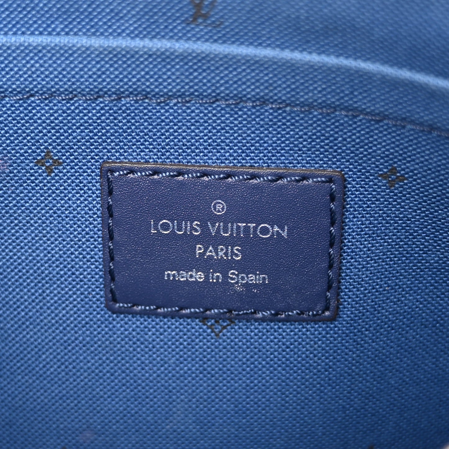 Monogram Escale Neverfull MM GM Pochette Blue