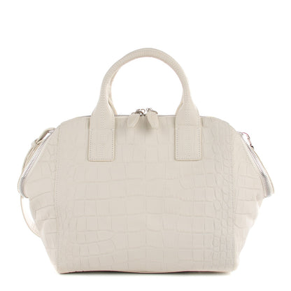 Alexander Wang Crocodile Embossed Jamie Chastity Bag White 1 of 15