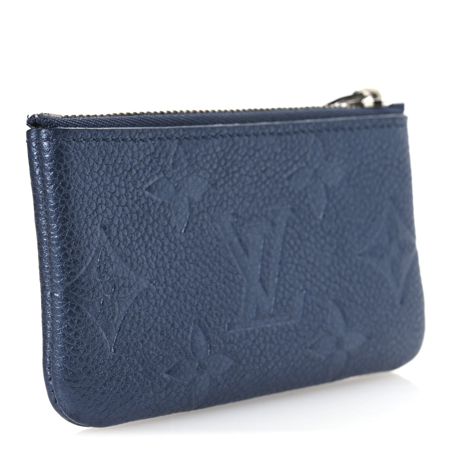 Louis Vuitton Metallic Empreinte Monogram Giant Key Pouch Navy Nacre 3 of 7