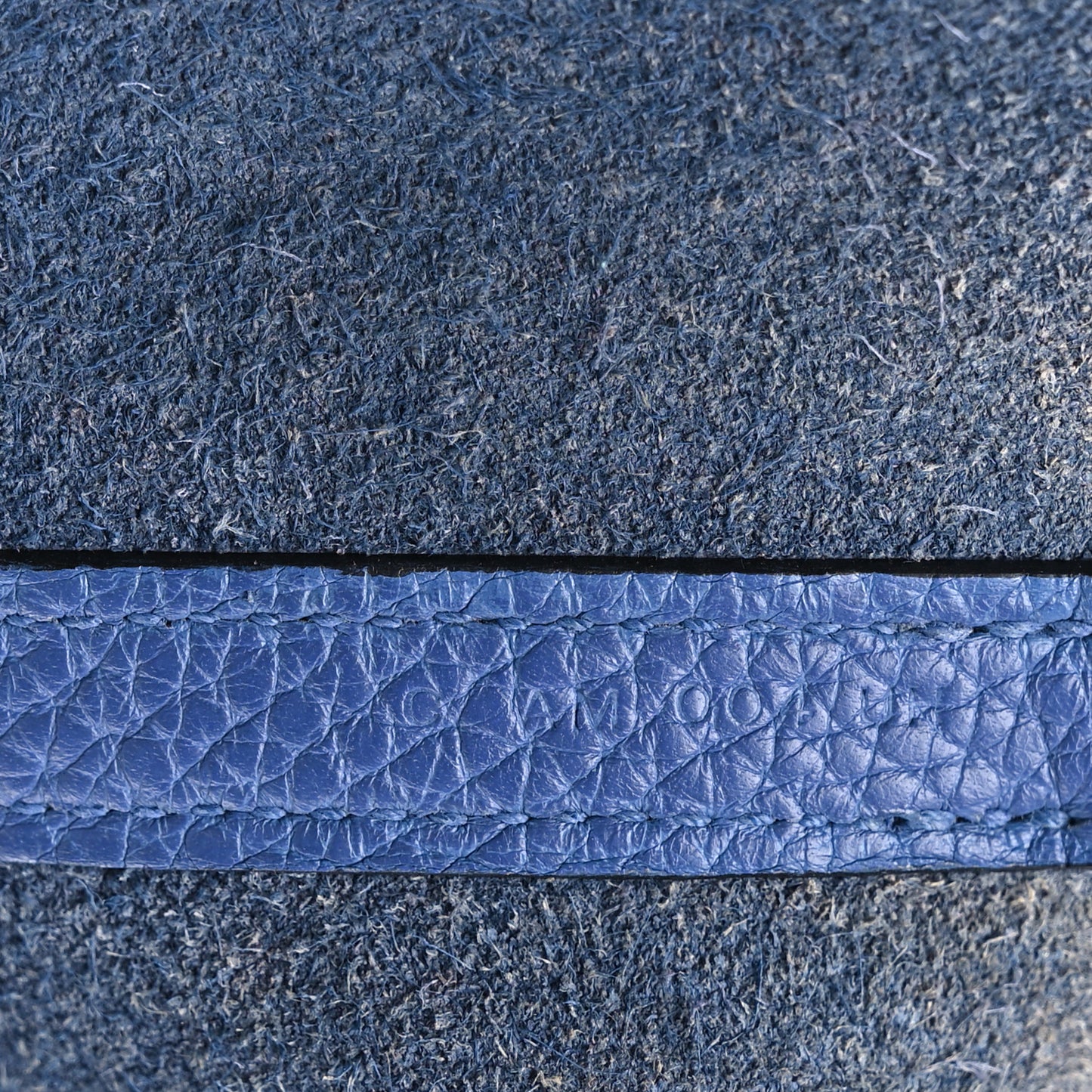 Taurillon Clemence Picotin Lock 22 MM Deep Bleu