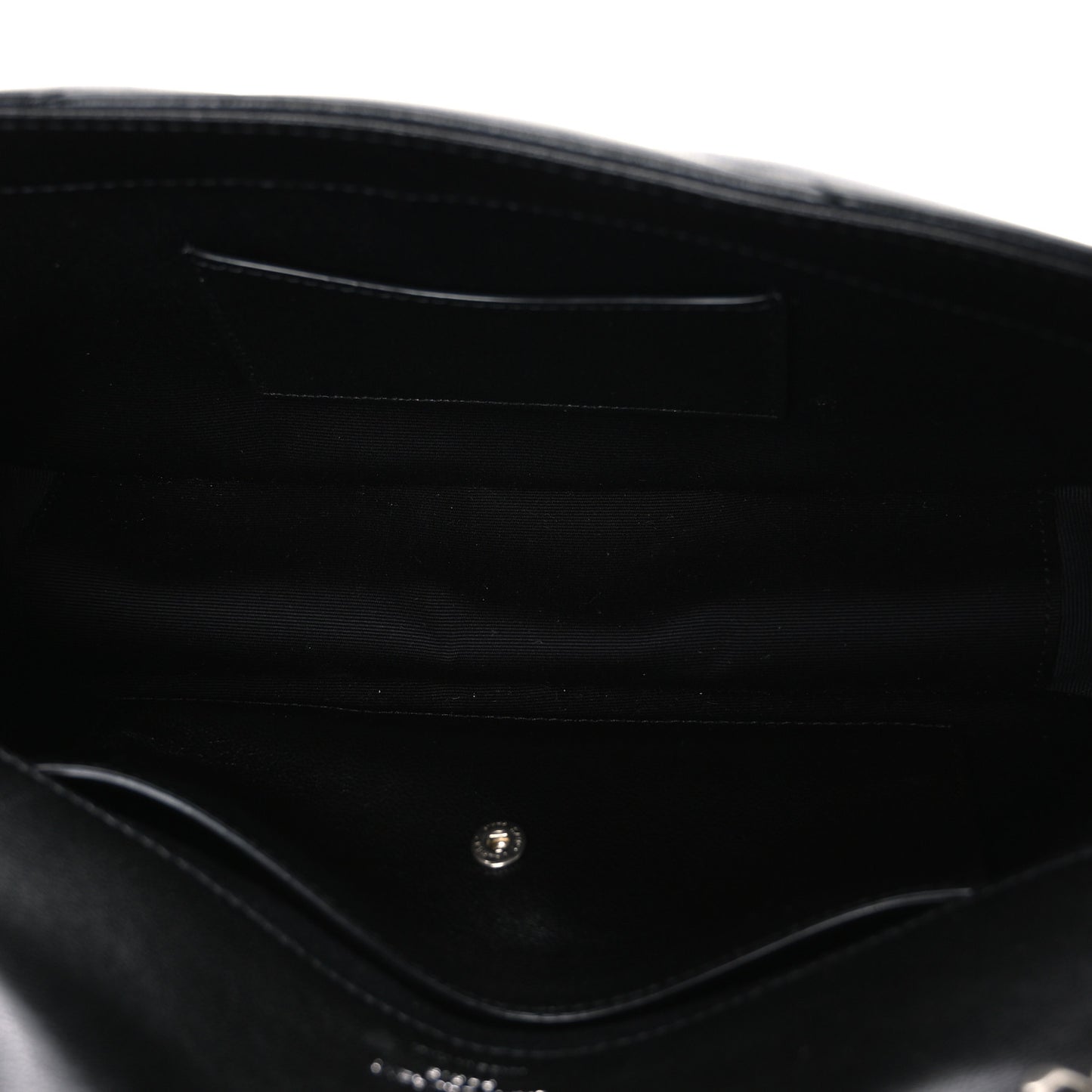 Lambskin Chevron Quilted Small LouLou Black