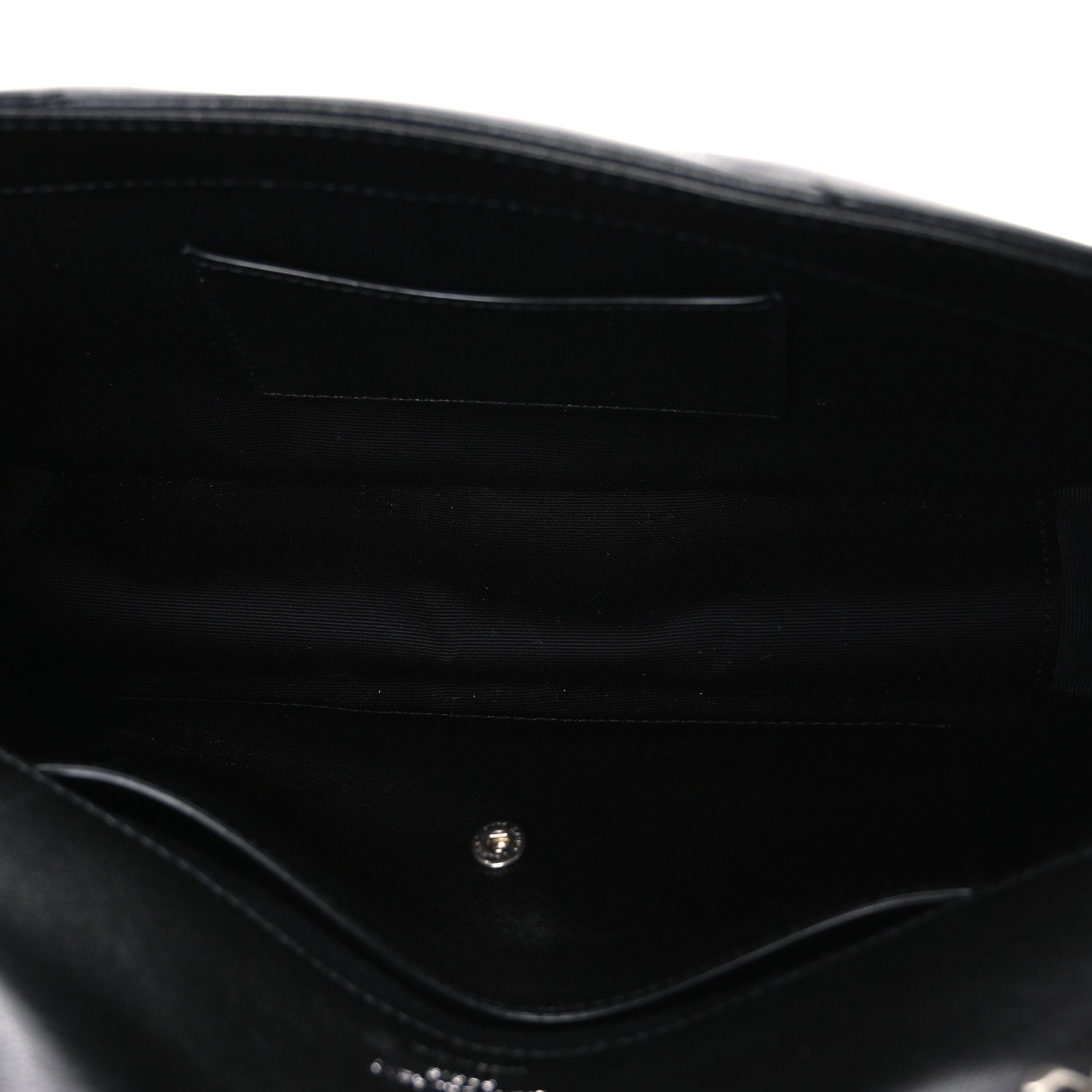 Saint Laurent Lambskin Chevron Quilted Small LouLou Black 6 of 11