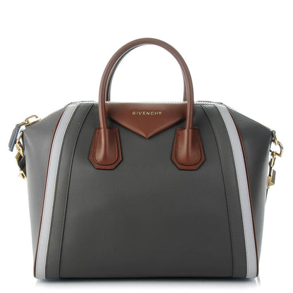 Givenchy Smooth Calfskin Medium Tri-Color Antigona Dark Grey 1 of 7