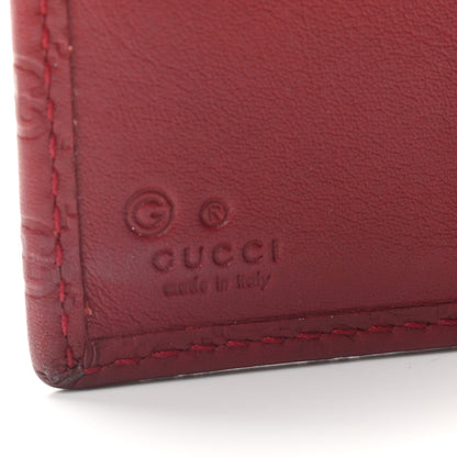 Gucci Microguccissima Bi-Fold Wallet Red 6 of 6