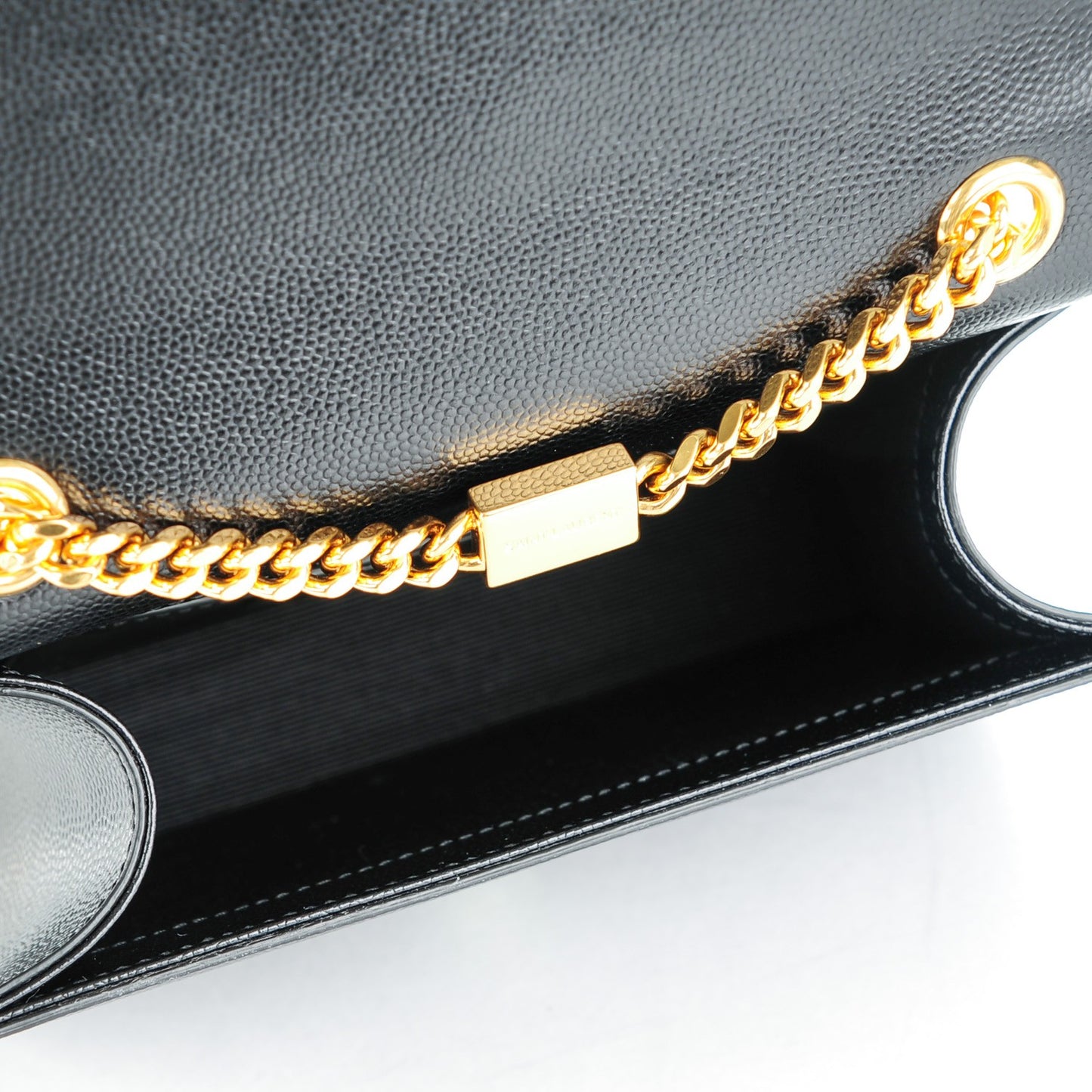 Grain De Poudre Small Monogram Kate Satchel Black